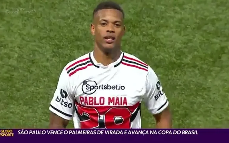 Gabriel Neves fratura costelas e desfalca São Paulo contra o Santos