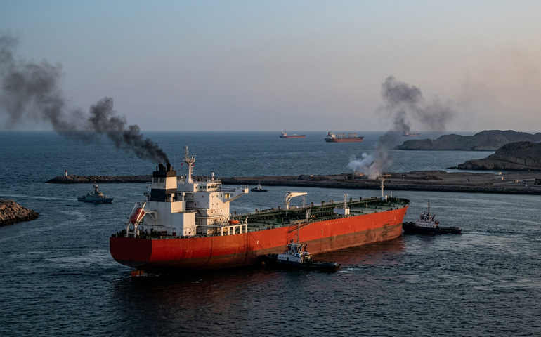 Petróleo fecha em alta após disparada com tensão no Oriente Médio