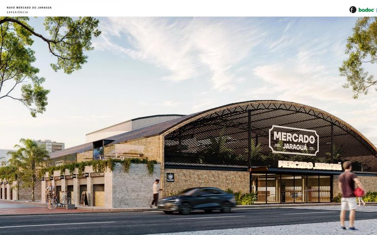 Ideral afirma que retirada do teto do Mercado de Jaraguá já estava prevista em reforma