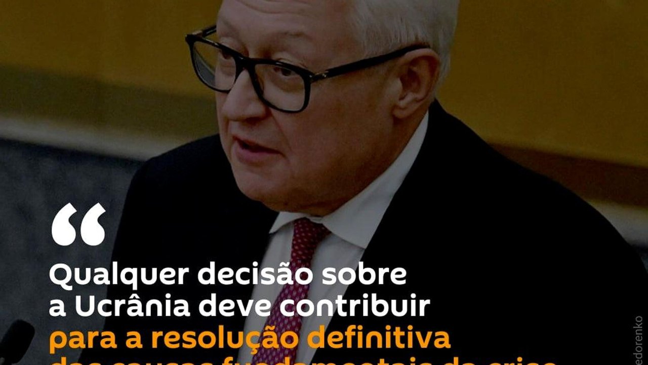 Soluções para o conflito na Ucrânia são tema central, diz vice-ministro russo
