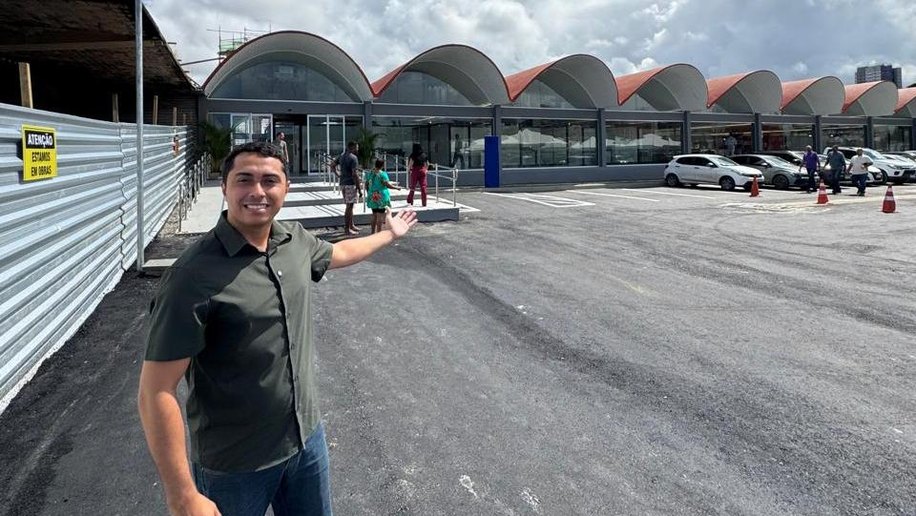 David do Emprego participa da inauguração do Novo Mercado da Produção