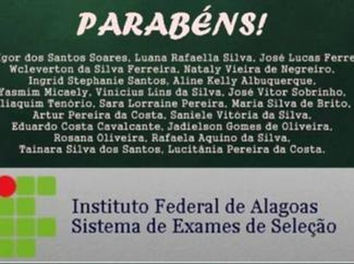 Prefeitura de Palmeira festeja índice de aprovados do Exame do Ifal 2016