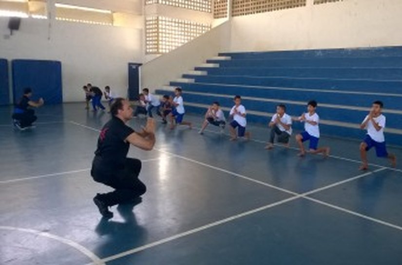 Voluntariado leva Kung Fu ao Lar São Domingos