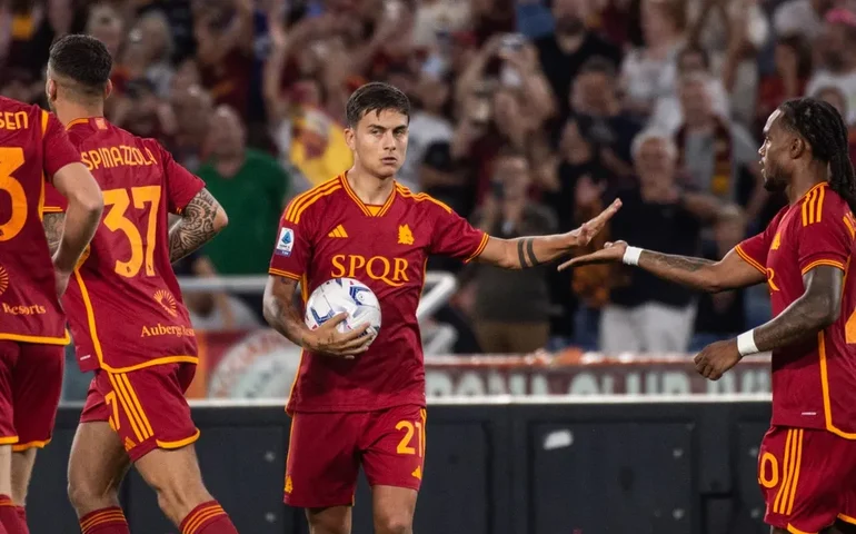 Roma faz 7 a 0 no Empoli, vence a 1ª no Italiano, e deixa a zona de rebaixamento