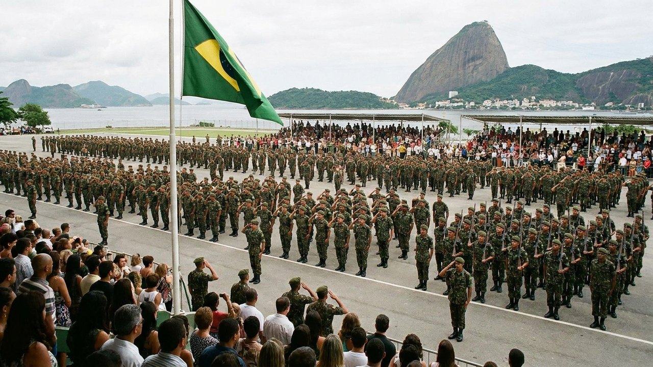Jovens cariocas celebram ingresso no Exército em formatura histórica no Rio