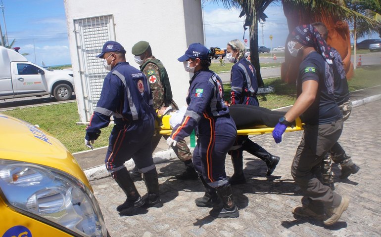 Samu AL realiza simulado com mais de 200 pessoas sobre incidentes com múltiplas vítimas