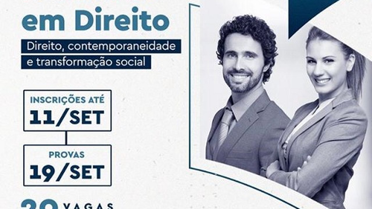 Mestrado Acadêmico em Direito do CESMAC segue com inscrições abertas