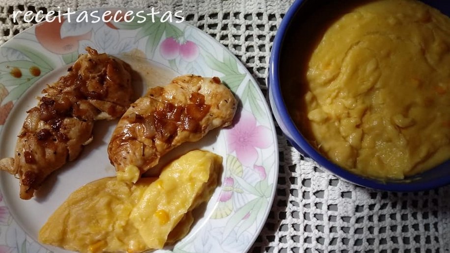 Creme de Milho com Parmesão