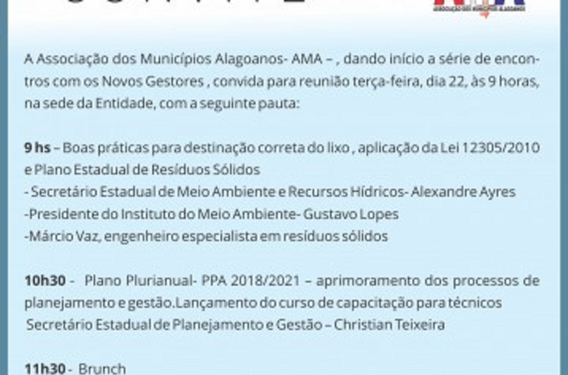 Reunião apresenta a novos prefeitos política de resíduos sólidos