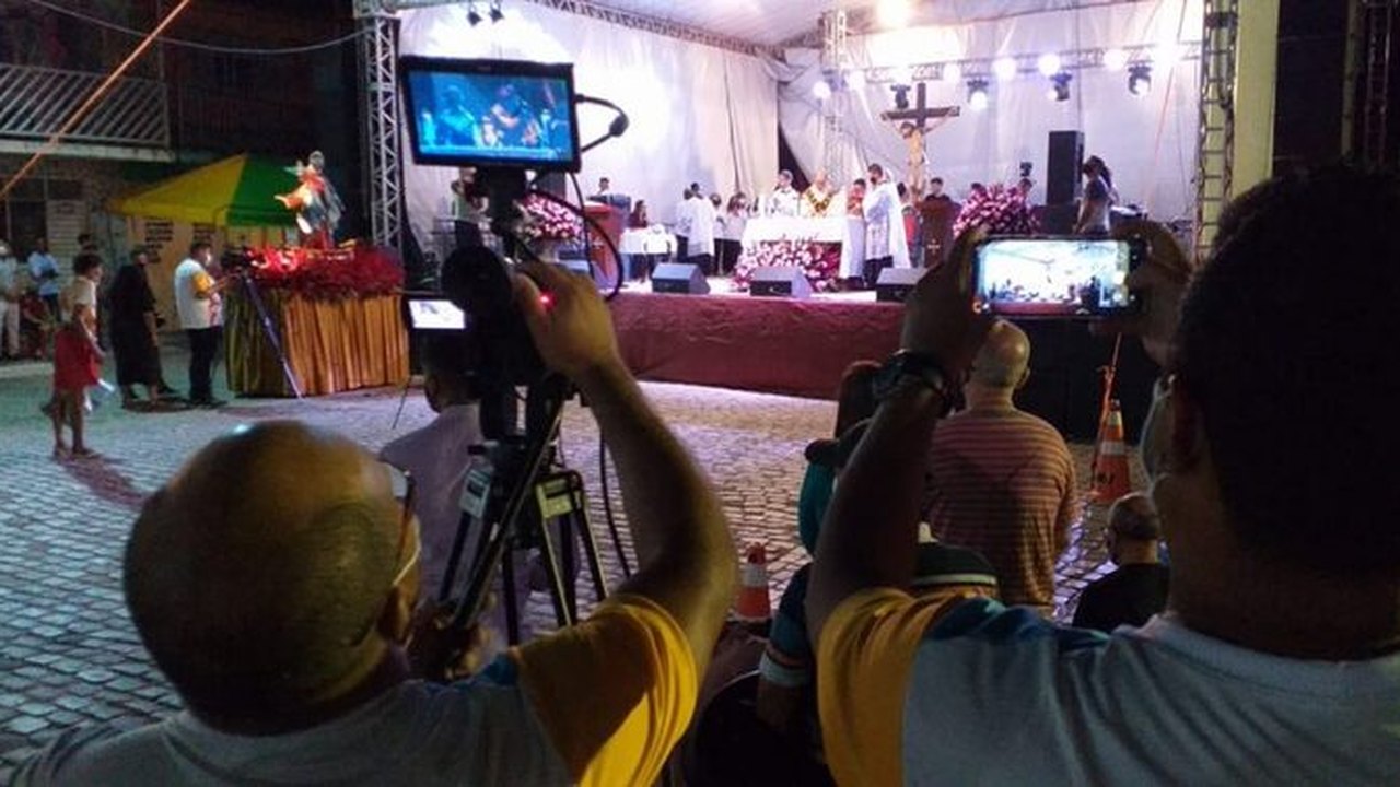 Missas em celebração ao Bom Jesus dos Navegantes na Praça da Fé serão transmitidas ao vivo