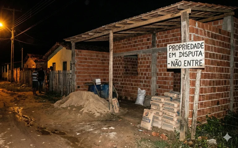 'Só saio daqui morto': homem embriagado agride esposa com tapa no rosto por disputa de casa em Craíbas