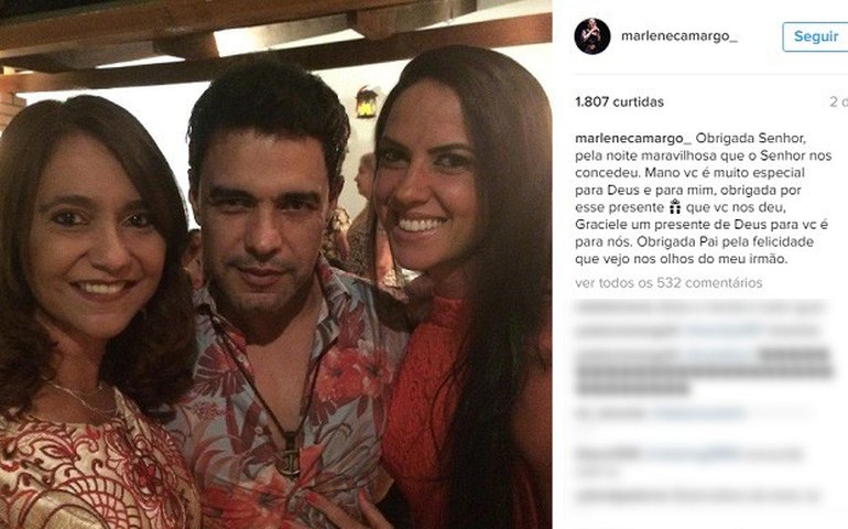 Zilu bate boca com ex-cunhada que chamou Graciele de ‘Presente de Deus’