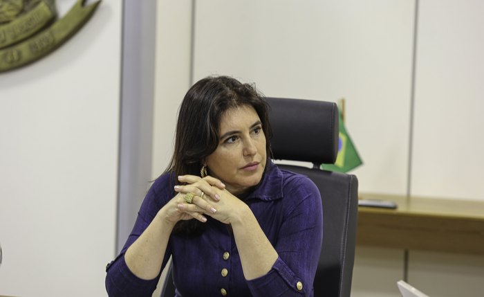 A ministra Simone Tebet