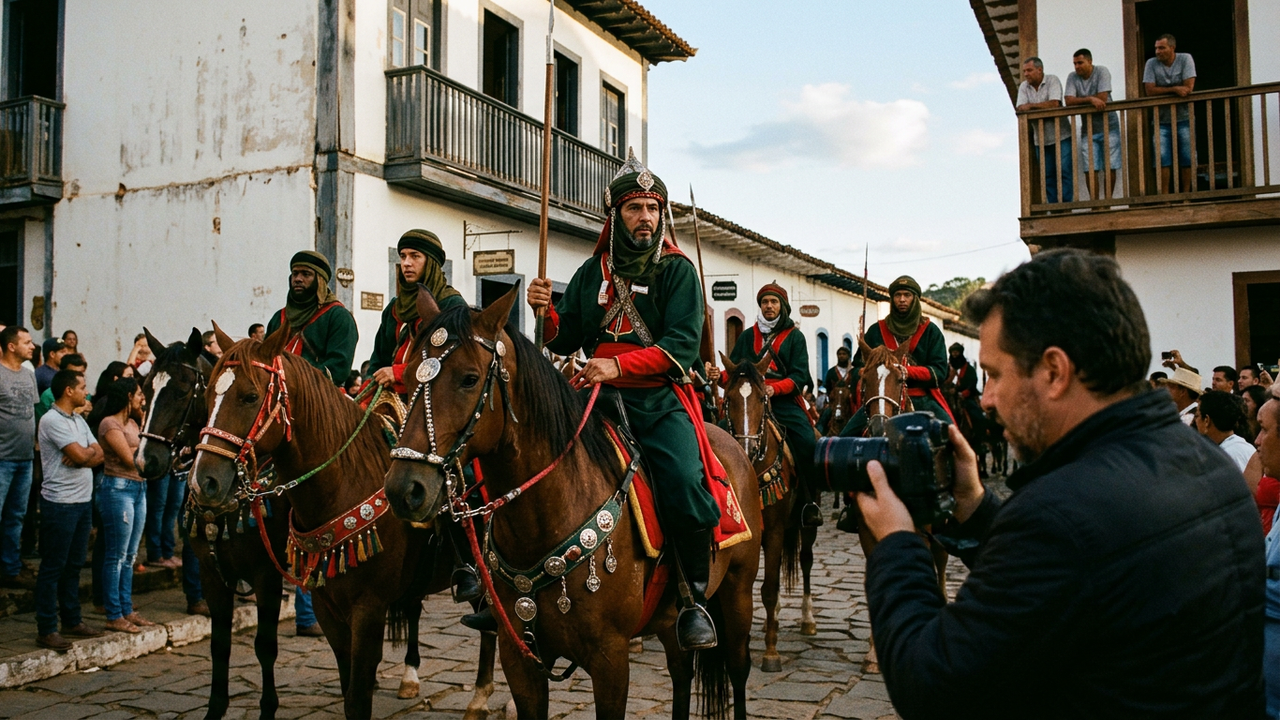 Diretor de fotografia e autor de cliques de celebridades, Fernando Young lança projeto autoral sobre cavalhadas de Pirenópolis