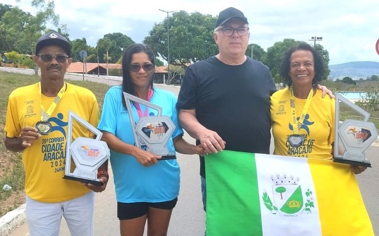 Com incentivo da prefeitura, três atletas de Arapiraca conquistam pódio em Aracaju