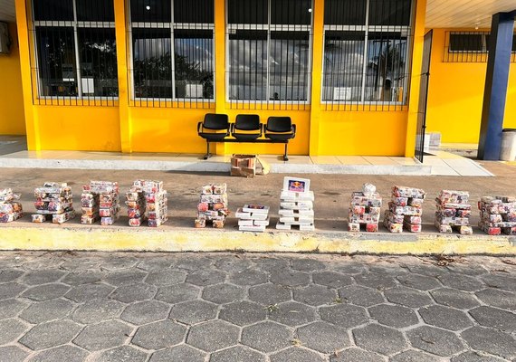 Polícia quer saber de quem são os 110 kg de drogas