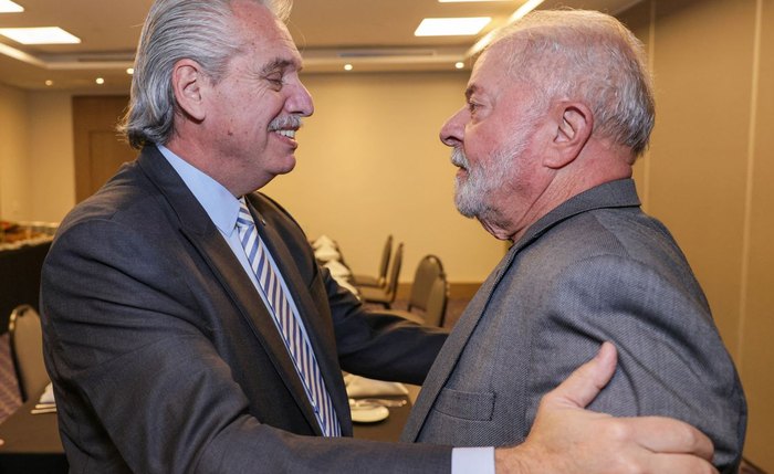 Alberto Fernández e Lula Alberto Fernández e Lula