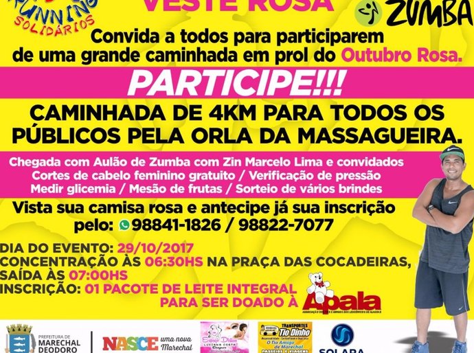 Marechal: corrida na Massagueira encerra atividades do Outubro Rosa