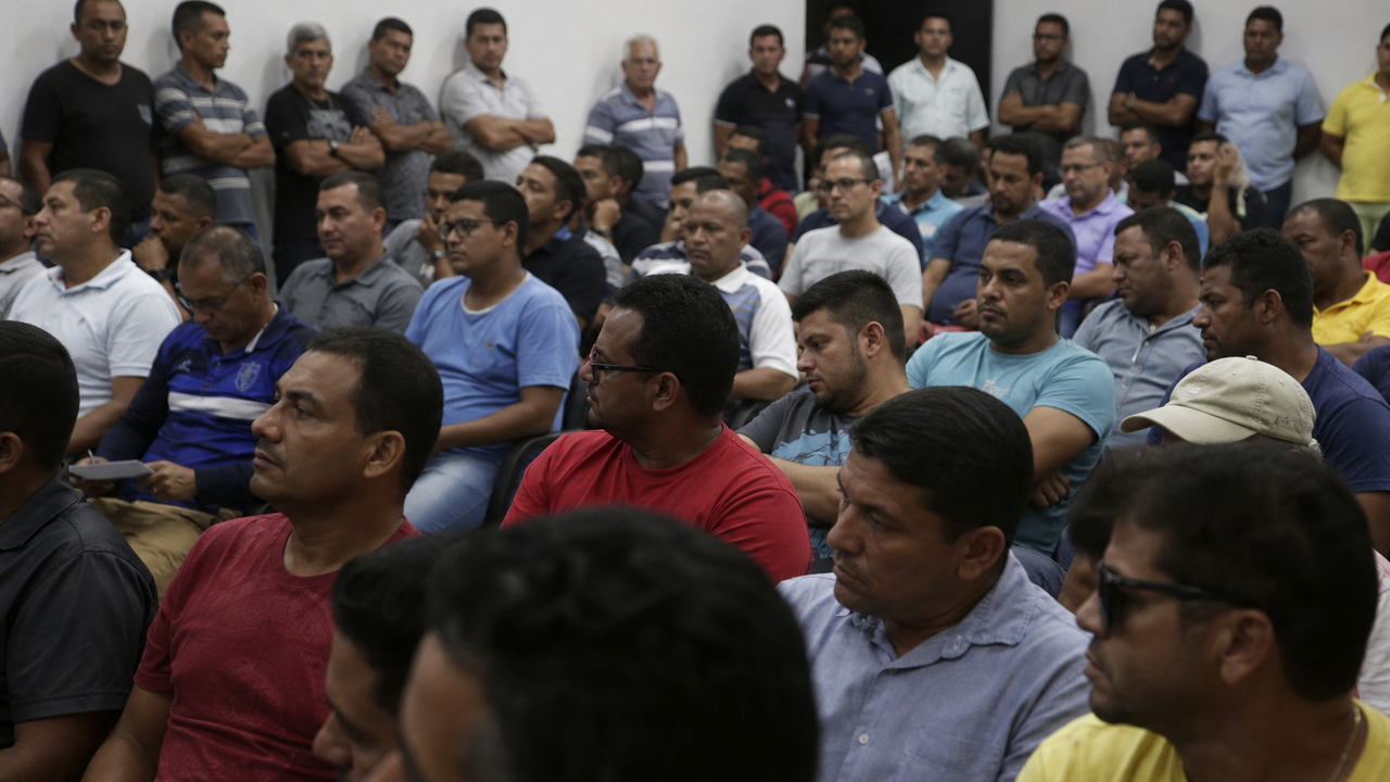 Rodoviários decidem manter estado de greve e aguardam audiência no TRT