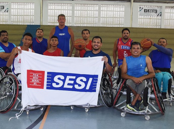 Basquete cadeirante do Sesi Alagoas compete nacionalmente