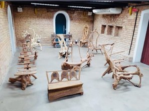 Nen em exposição no Museu Theo Brandão