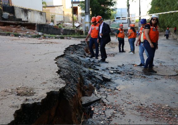 MP/AL e Defensoria Pública da União constatam in loco o caos no bairro Rio Novo