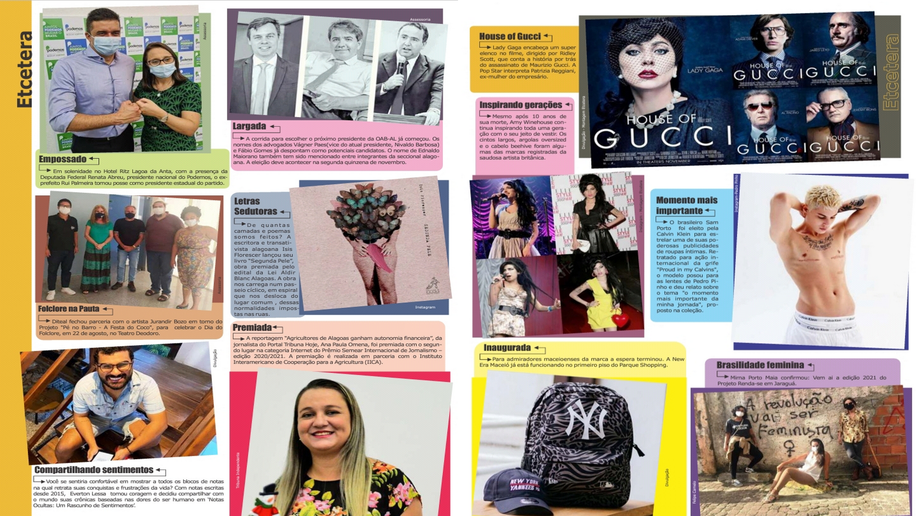 Coluna Etcetera da edição 50 da Revista Painel Alagoas