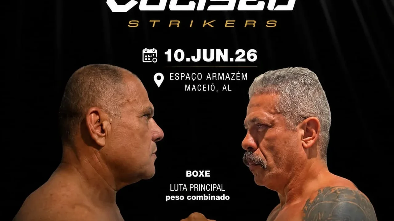 Noite de Gigantes: Maceió recebe edição premium do Coliseu Strikers com disputas de cinturão e retorno de lendas do ringue