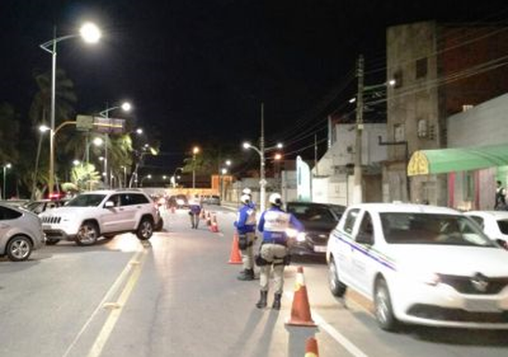 Lei Seca realizou três operações nesta quarta-feira em Maceió e Rio Largo