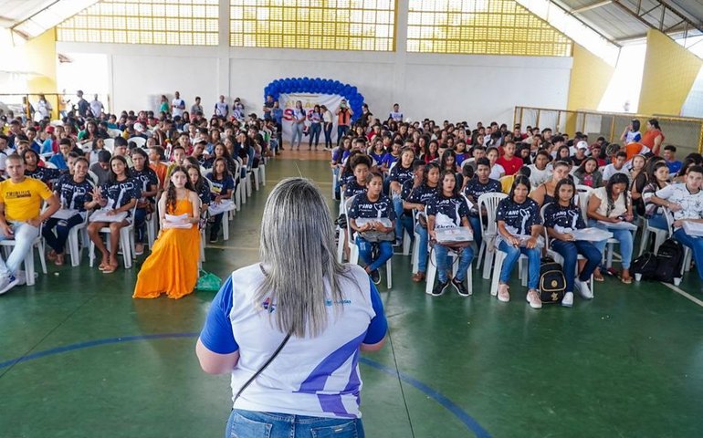 Alunos da rede municipal de Traipu participam de aulão preparatório para a avaliação da educação básica