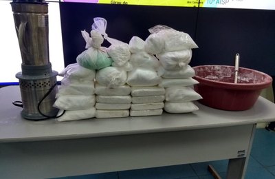 Polícias Civil e Militar apreendem R$ 1 milhão em cocaína no interior de Alagoas