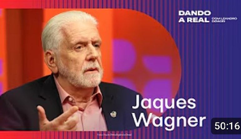 Jaques Wagner é o convidado do Dando a Real com Leandro Demori