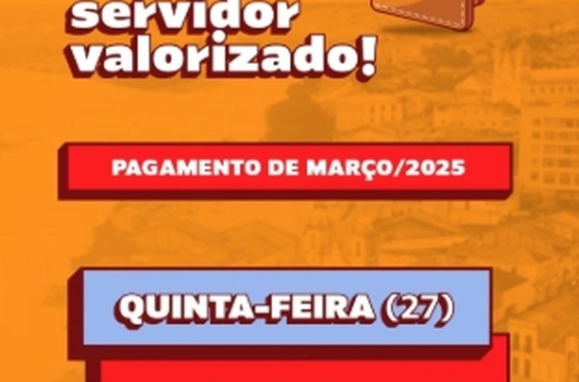 Prefeitura de Penedo paga salário de março a partir de quinta-feira, 27