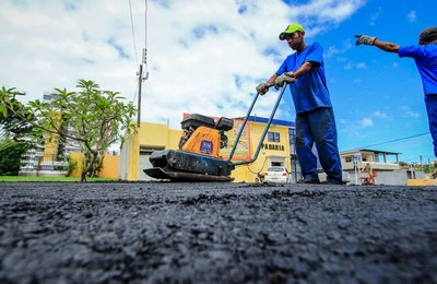 Prefeitura já utilizou 6,6 mil toneladas de asfalto na recuperação de vias