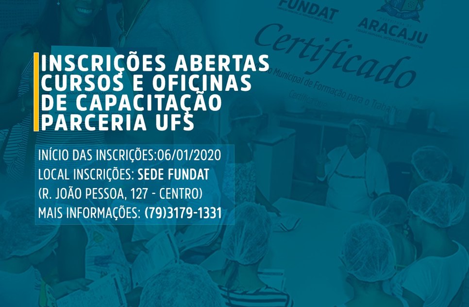CURSOS FUNDAT UFS / Foto: Ascom/Fundat
