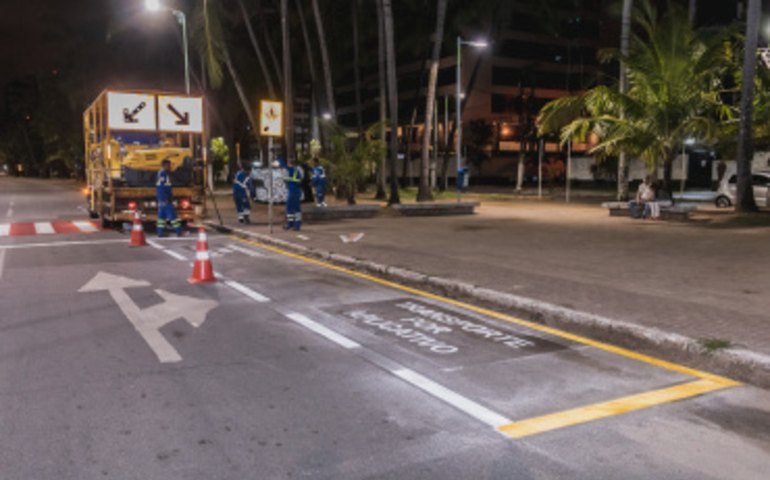SMTT inicia projeto experimental de vagas de embarque para o transporte por aplicativo