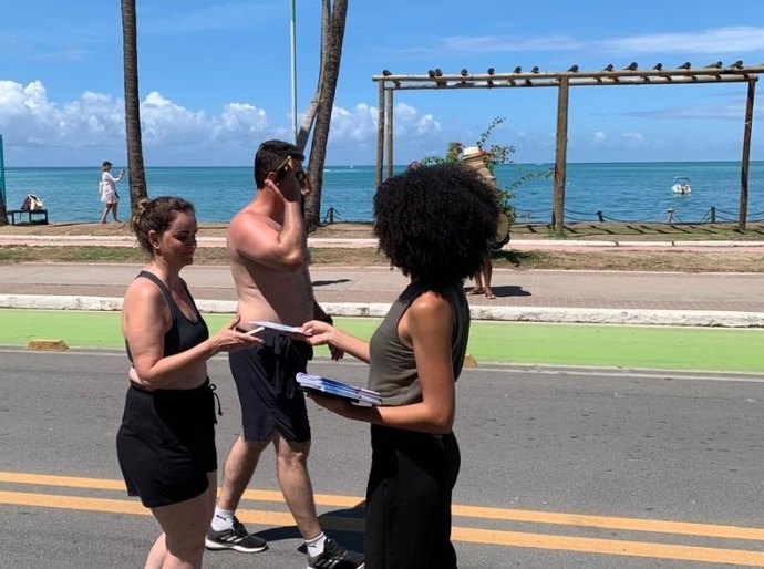 Saúde participa de ação alusiva ao movimento Abril Verde