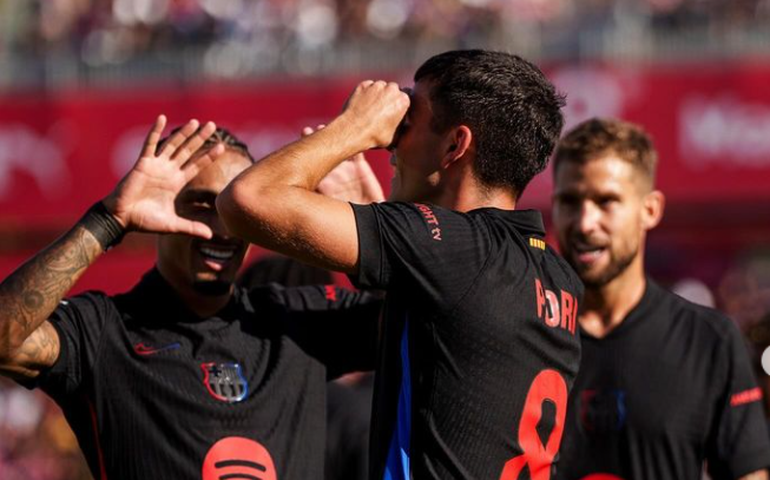 Barcelona joga 80 minutos com um a menos e perde em visita ao Monaco na Liga dos Campeões