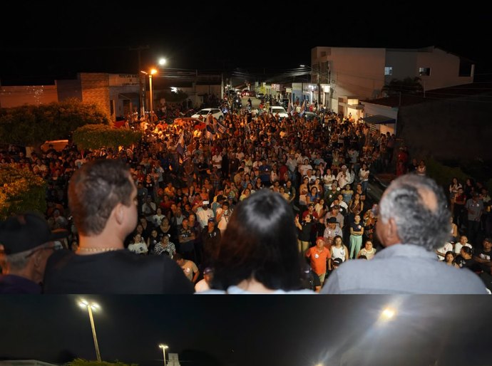 Fernando Pereira reúne multidão em caminhadas por Campo Grande e Olho D’Água Grande
