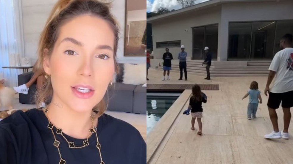 Virginia exibe detalhes luxuosos de sua nova mansão com Zé Felipe