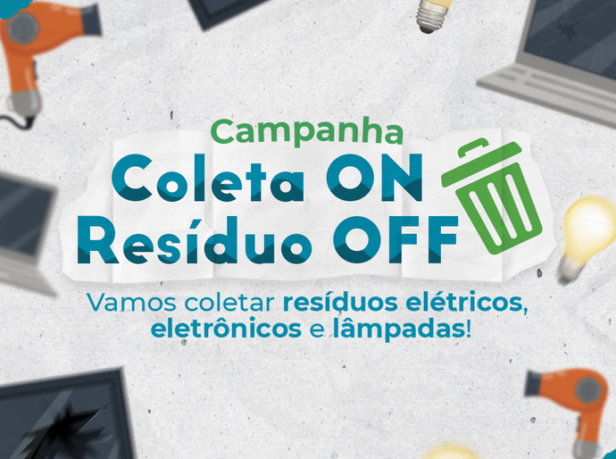 Semarh faz campanha de coleta seletiva de resíduos eletroeletrônicos e lâmpadas na Região Sul de Alagoas