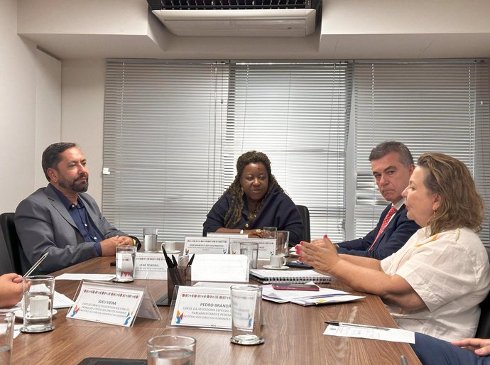 Secretários cumprem agenda institucional em Brasília para tratar de projetos sobre Direitos Humanos