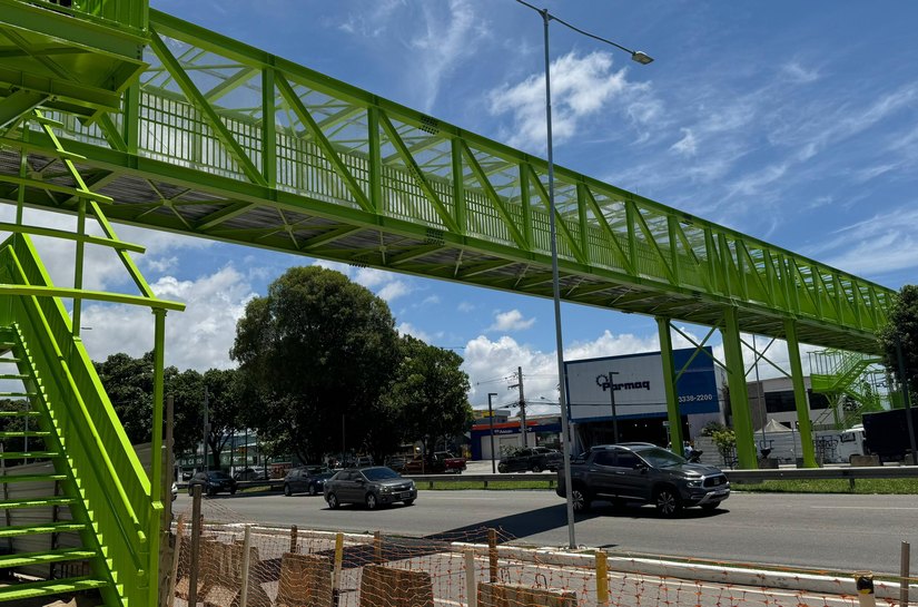 Passarela do Canaã tem mais de 90% dos serviços concluídos