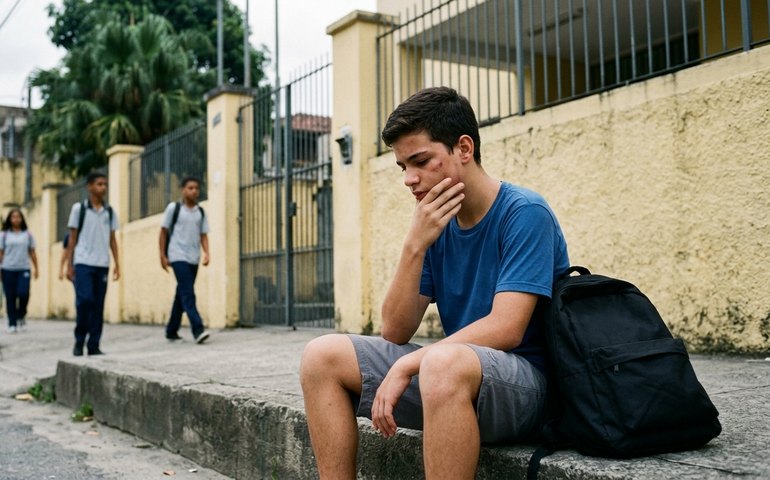 Adolescente sofre fraturas no maxilar após agressão na saída de escola no Rio