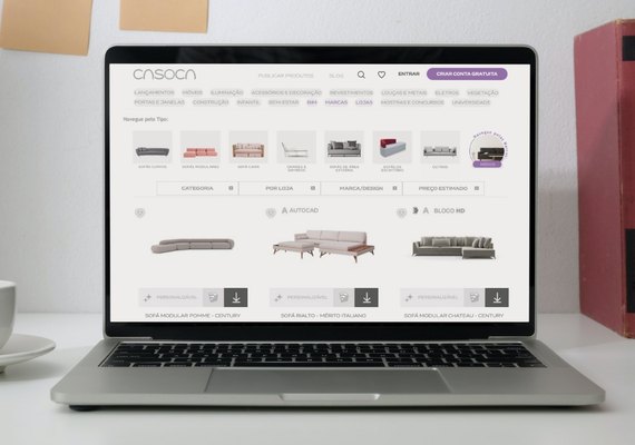 Sofás são os móveis mais procurados por arquitetos e designers no Brasil