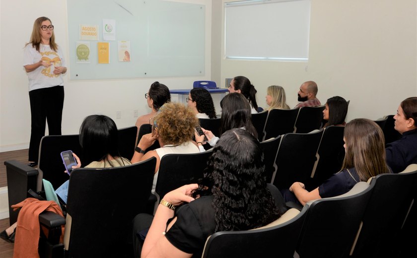 Com foco na amamentação, Sesau abre Agosto Dourado em Alagoas e reforça apoio às mães