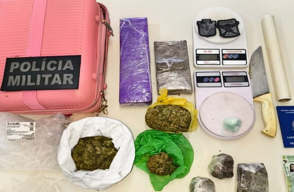 Apreensão de drogas  / Foto: PMSE
