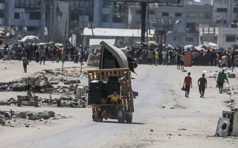 Cruz Vermelha suspende atividades na Cidade de Gaza