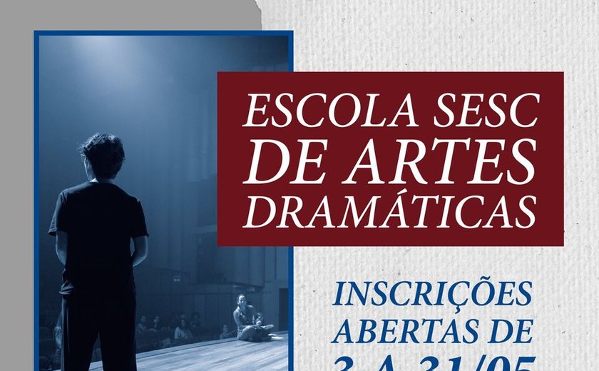 Polo Educacional Sesc seleciona alunos para escola de artes dramáticas