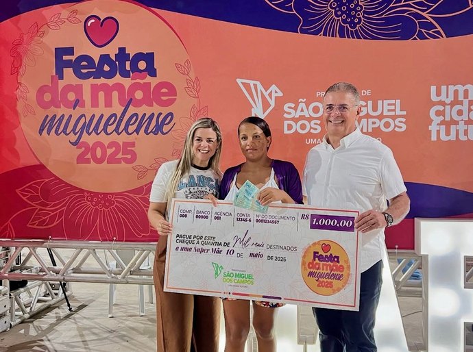 Festa da Mãe Miguelense é celebrada com sorteio de prêmios e muita emoção